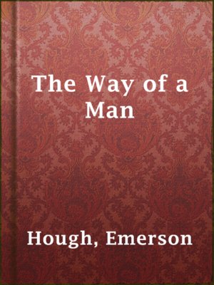 cover image of The Way of a Man